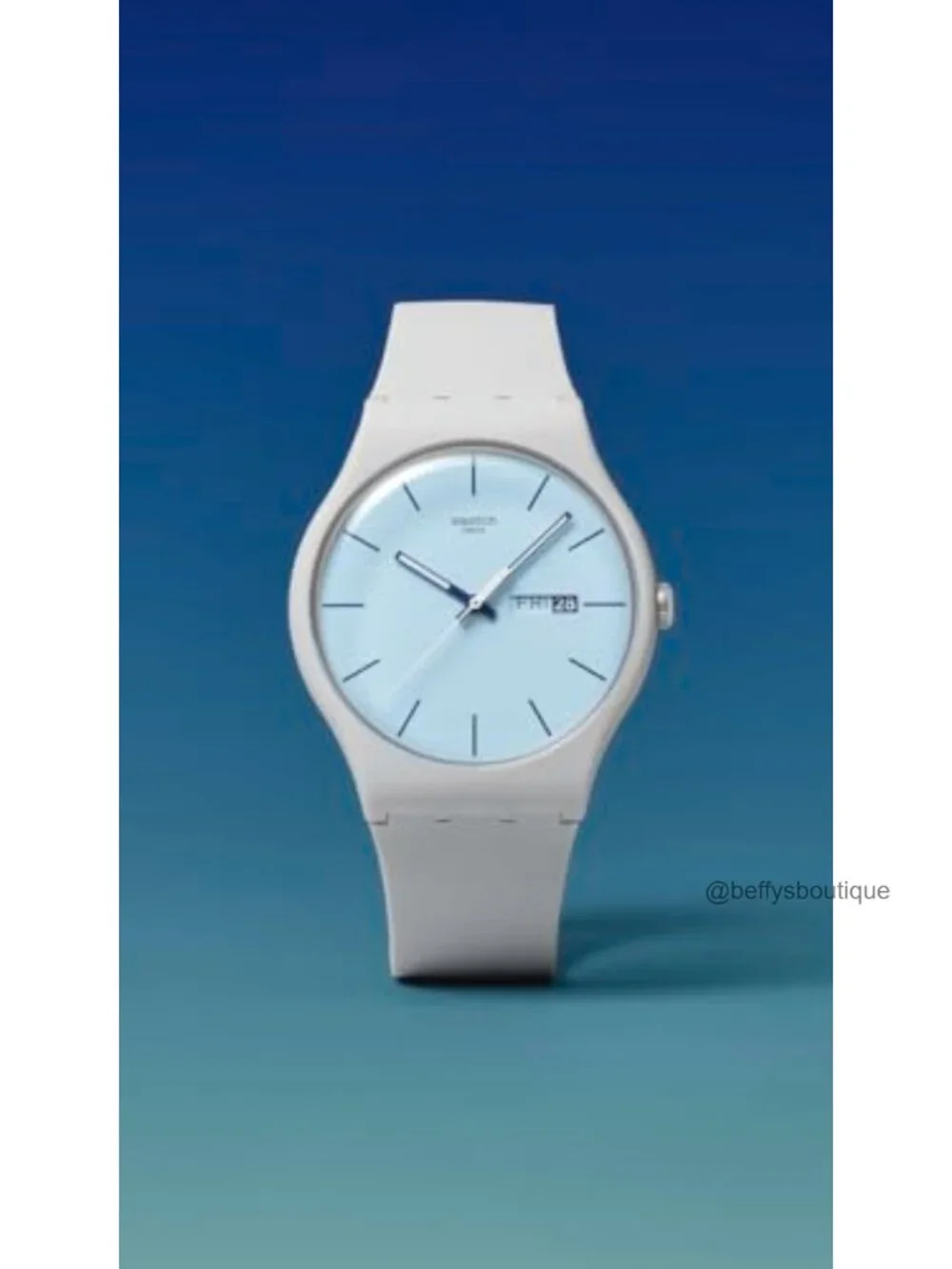Swatch New Gent Biosourced Unisex Watch Casual Polymer Grey Quartz Waterproof